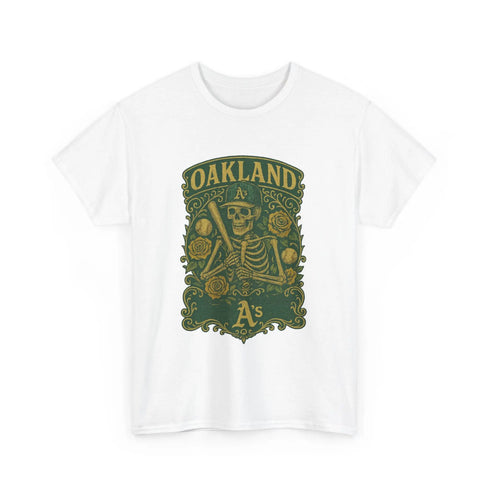 Grateful Dead - Oakland A's Retro Poster Art T-shirt - StealieShop
